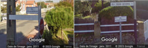 Captures d'écran de Google Maps
